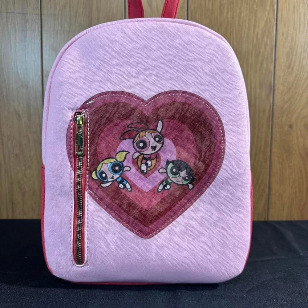 Pink and red Powerpuff Girls‎ backpack NWT